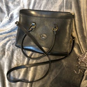 Vintage all black Dooney & Bourke satchel